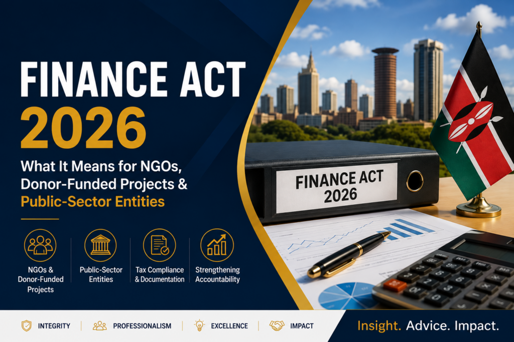 Finance Act 2026 Kenya: What NGOs & Donor-Funded Projects Need to Know